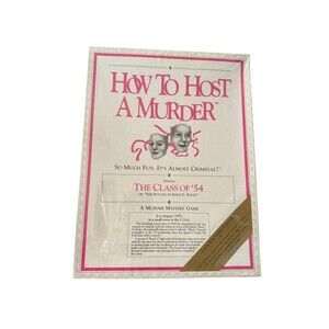 Sealed How To Host a Murder ‘The Class of '54’ Vintage Party Board Game